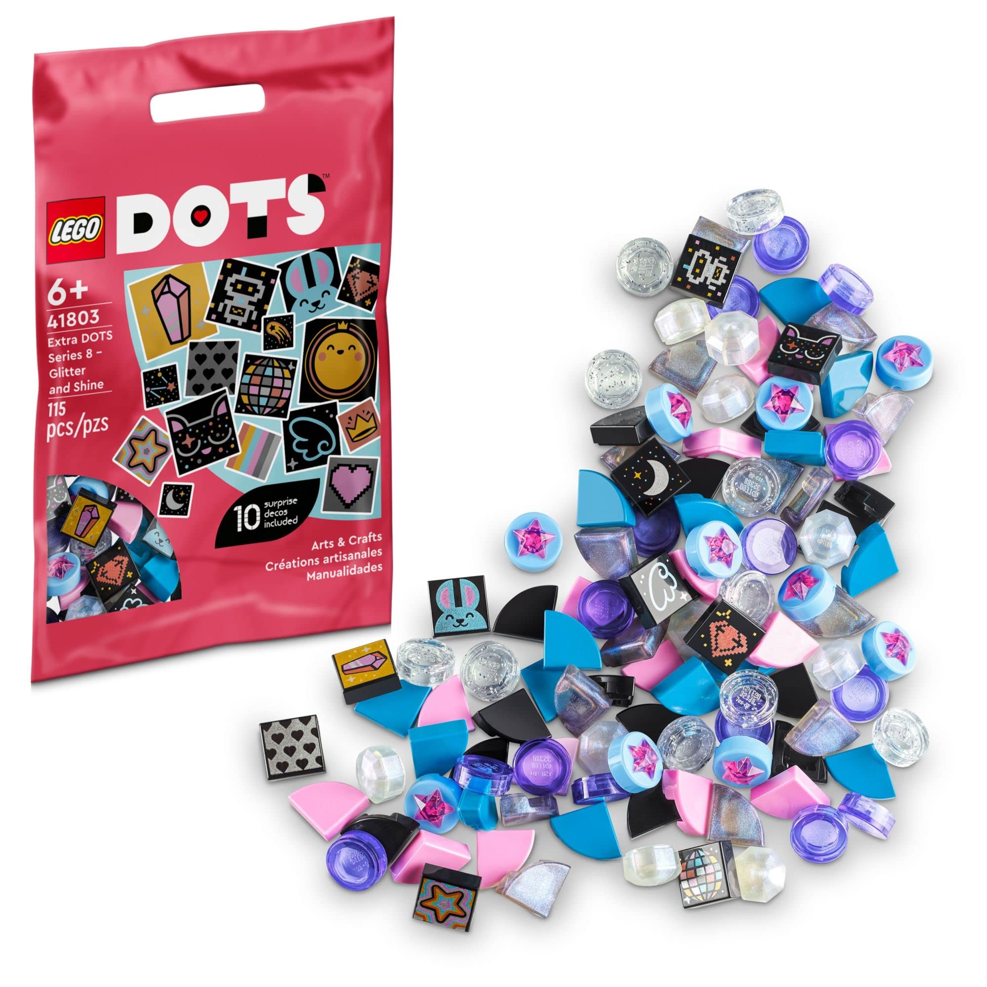 Amazon.com: LEGO DOTS Extra DOTS Series 8 – Glitter and Shine