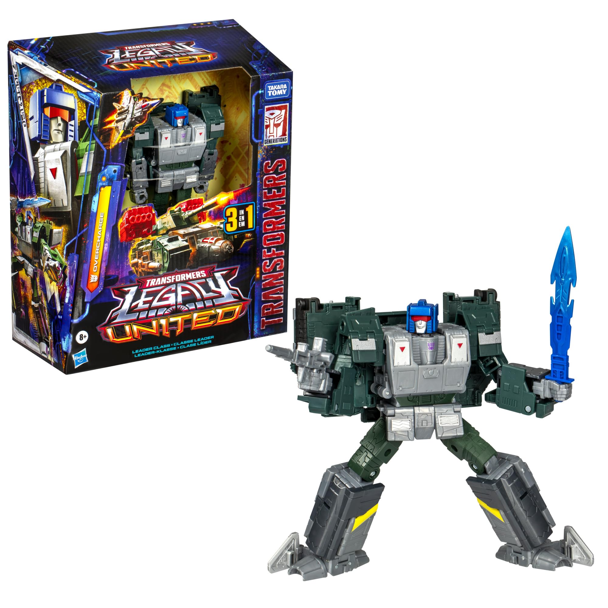 Amazon.com: Transformers Legacy United Leader Class Overcharge
