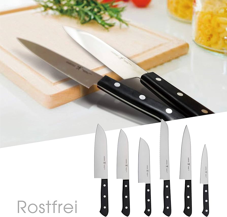 Amazon.co.jp : ヘンケルス 包丁セット ロストフライ 三徳包丁 ペティ