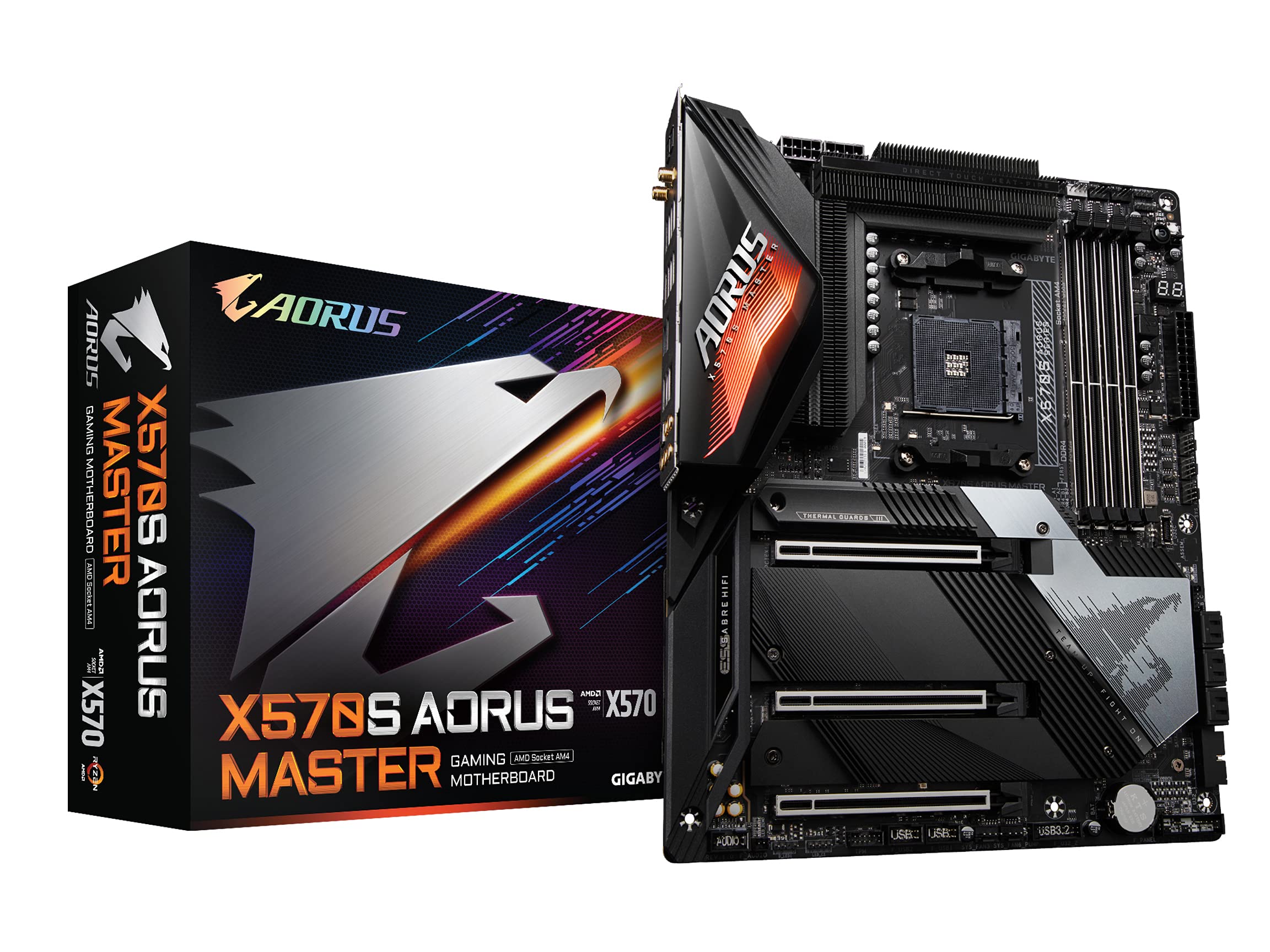 Amazon | GIGABYTE X570S AORUS MASTER Rev.1.0 マザーボード ATX [AMD