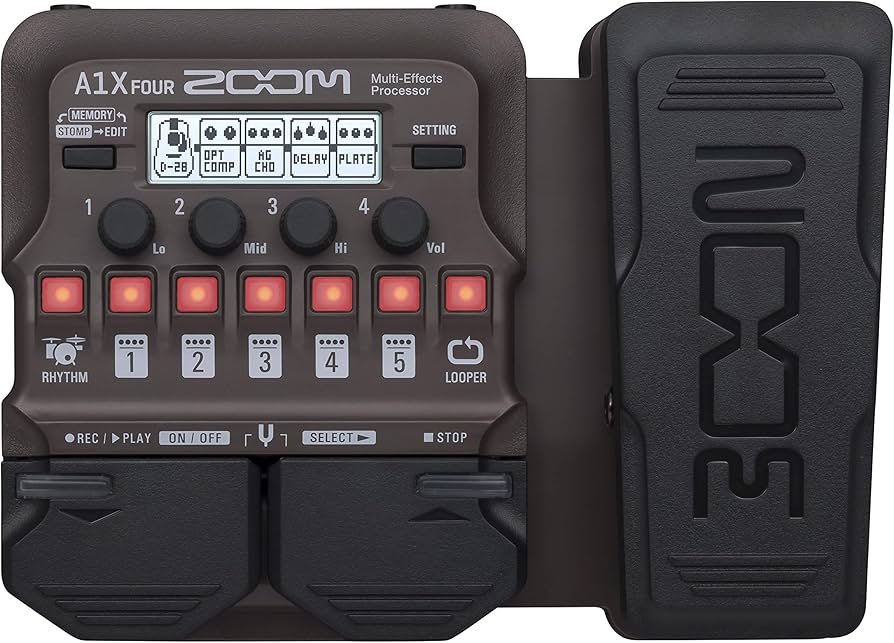 Amazon.com: Zoom A1X FOUR Acoustic Instrument Multi-Effects