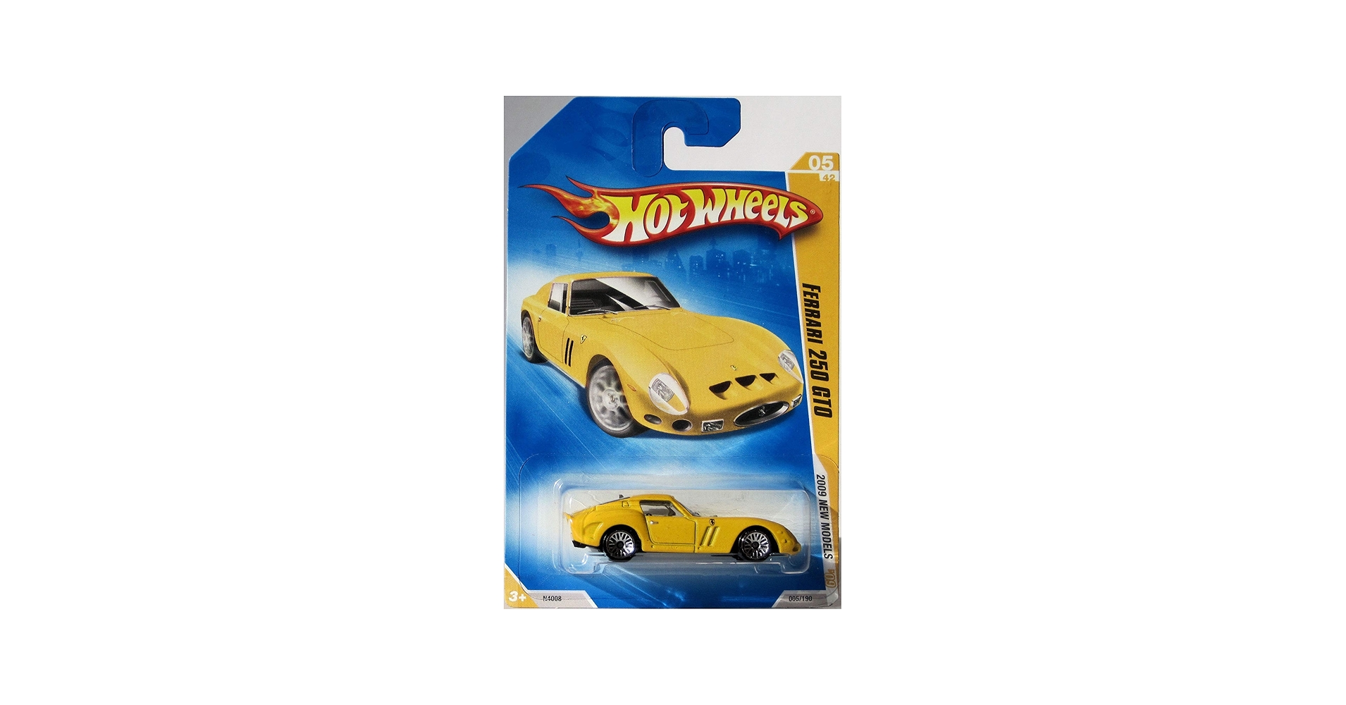 Amazon.com: Hot Wheels 2009 New Models YELLOW Ferrari 250 GTO 1:64