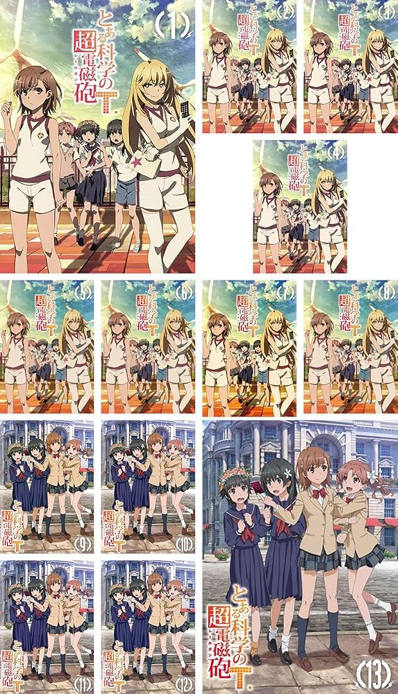 DVD とある科学の超電磁砲T 全13巻 新品ケース付 DVD とある科学の超