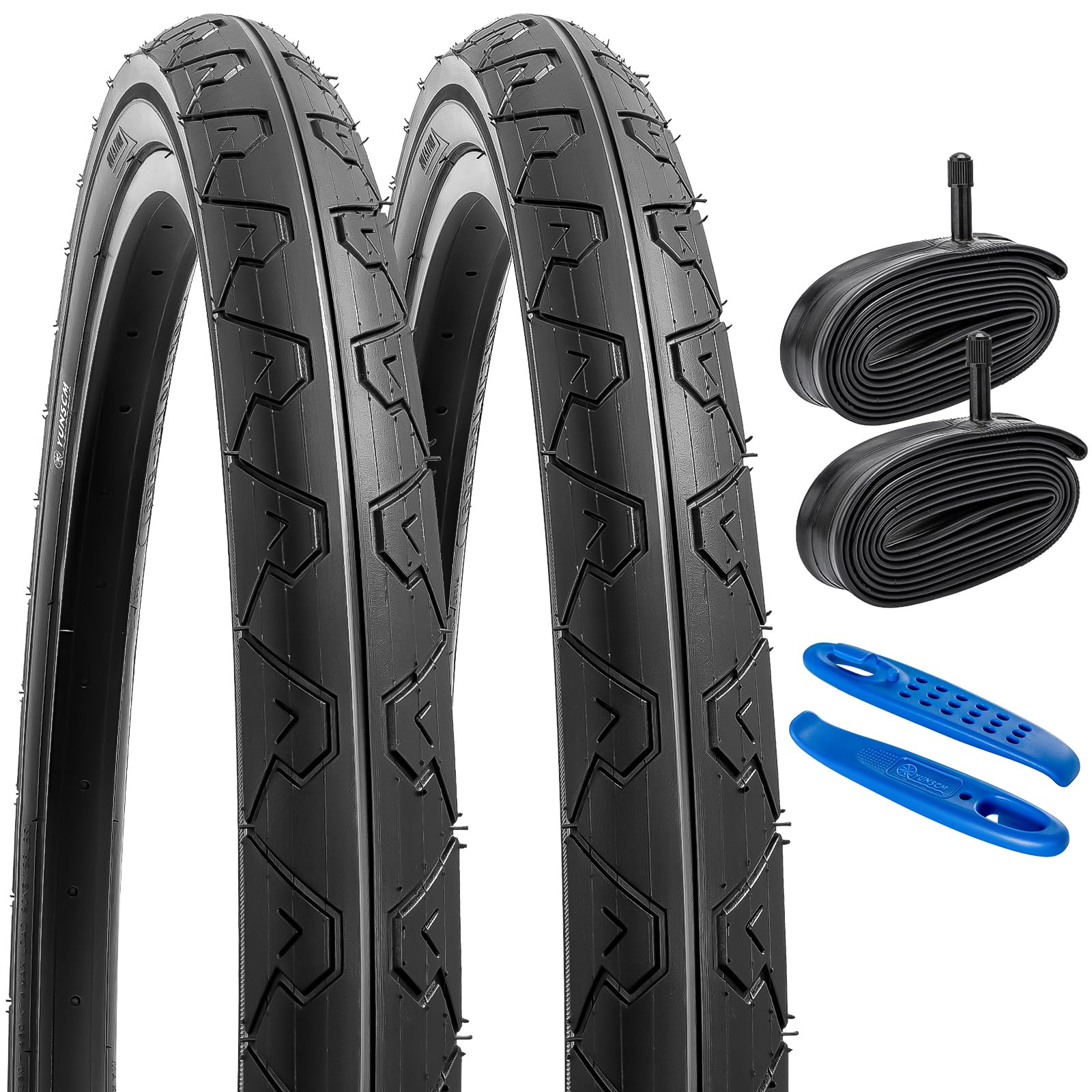 Amazon | YunSCM 2本セット,26 2.1 タイヤ,26x2.1 54-559自転車タイヤ+