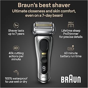 Amazon.co.jp: Braun Series 9 PRO+ 男性用電気シェーバー 5つのプロ