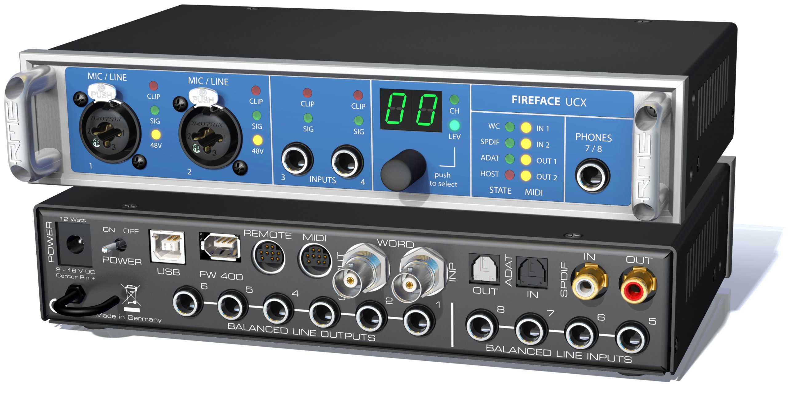 ピンクの猫様用 RME Fireface UFX オーディオインターフェイス ピンク