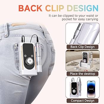 Amazon.com: Nail Drill, Portable Electric Nail File 45000RPM