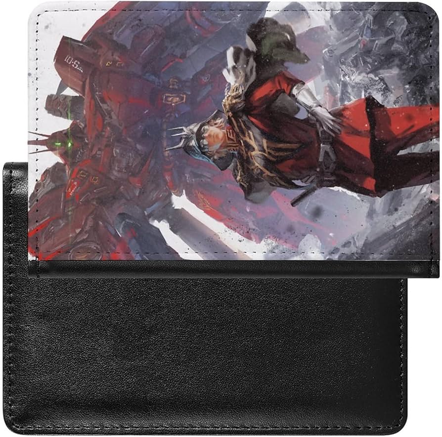 Amazon.co.jp: ネオ ジオンガンダム シャア パスポートケース 高級PU