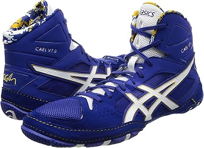 Amazon.co.jp: [アシックス] レスリングシューズ CAEL V 7.0 ブルー