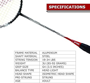 Amazon | (Nanoray 6000I-Red) - Yonex NANORAY Series Badminton