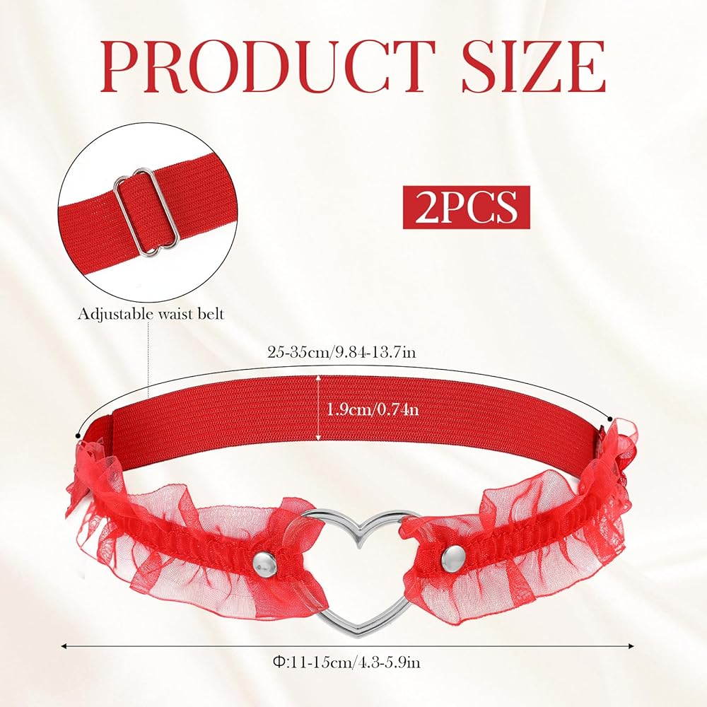 小物 THE RED THREAD S heart belt 小物 the red thread S heart belt