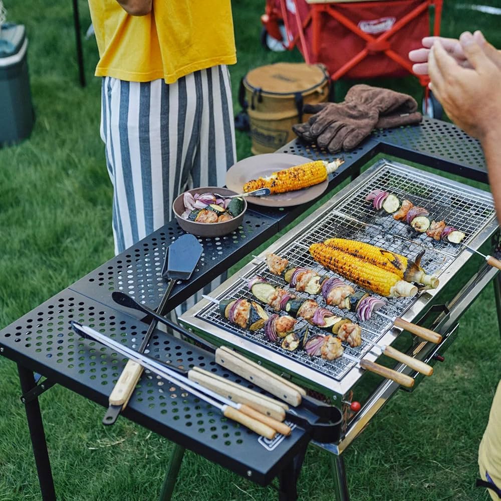コールマン テーブル スリム四折BBQテーブル 高さ2段階(30、70cm