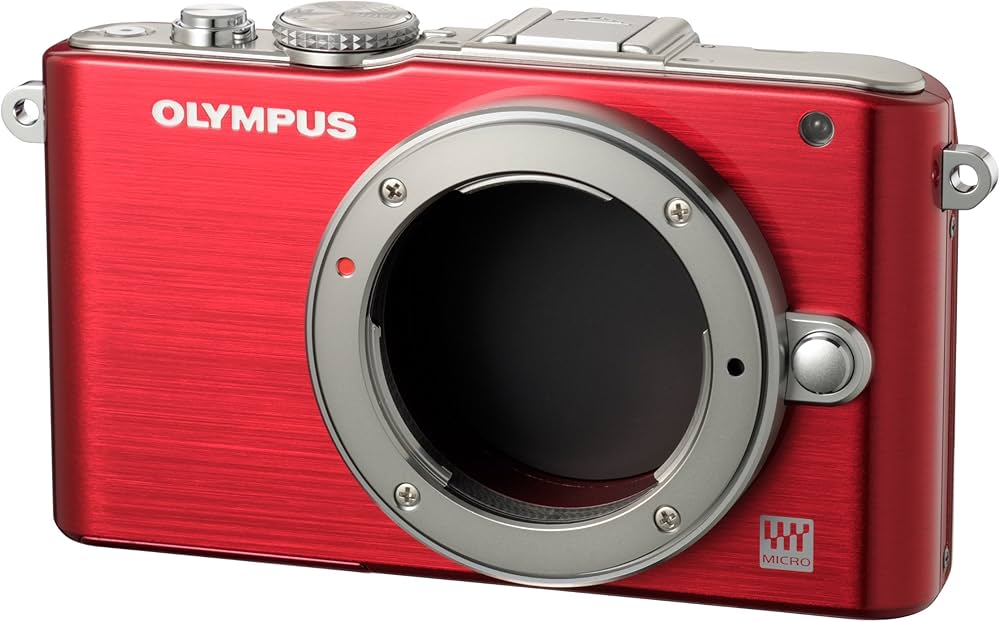 Amazon | OLYMPUS ミラーレス一眼 PEN Lite E-PL3 ボディ レッド E-PL3