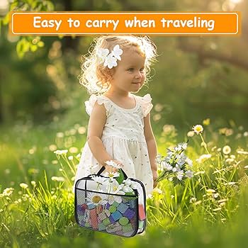 Amazon.com: Beebiji 5-Pack Toy Storage Bags for Kids – Clear