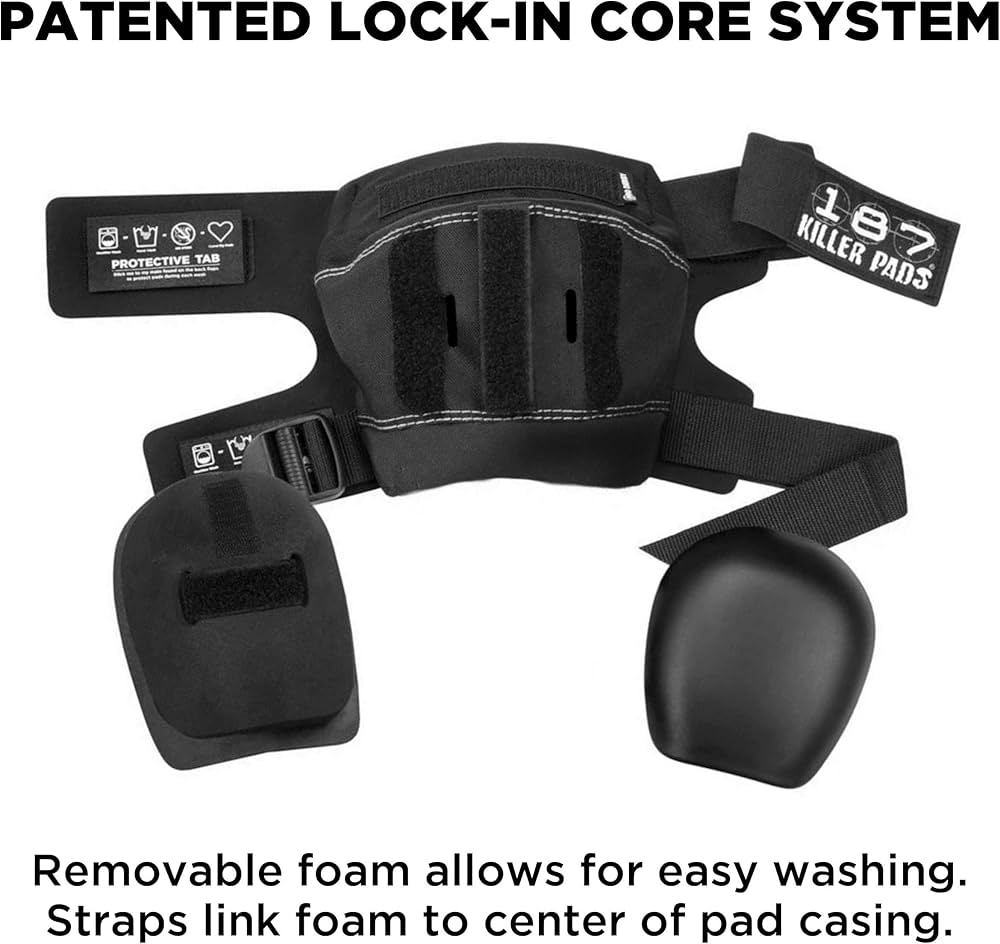 Amazon.co.jp: 膝 プロテクター 187 Killer ニーパッド PRO 黒/黒
