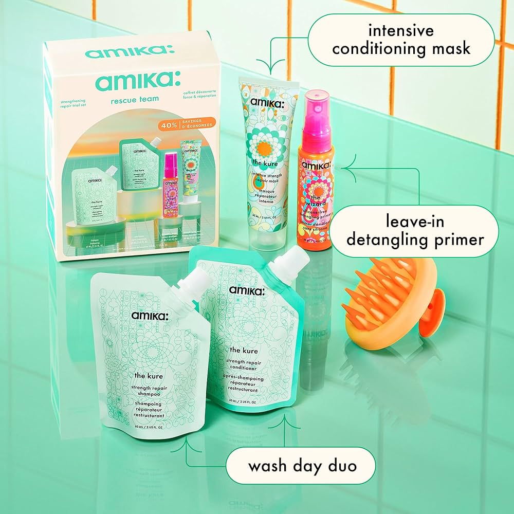 Amazon.com: amika rescue team hair routine trial set : Beauty