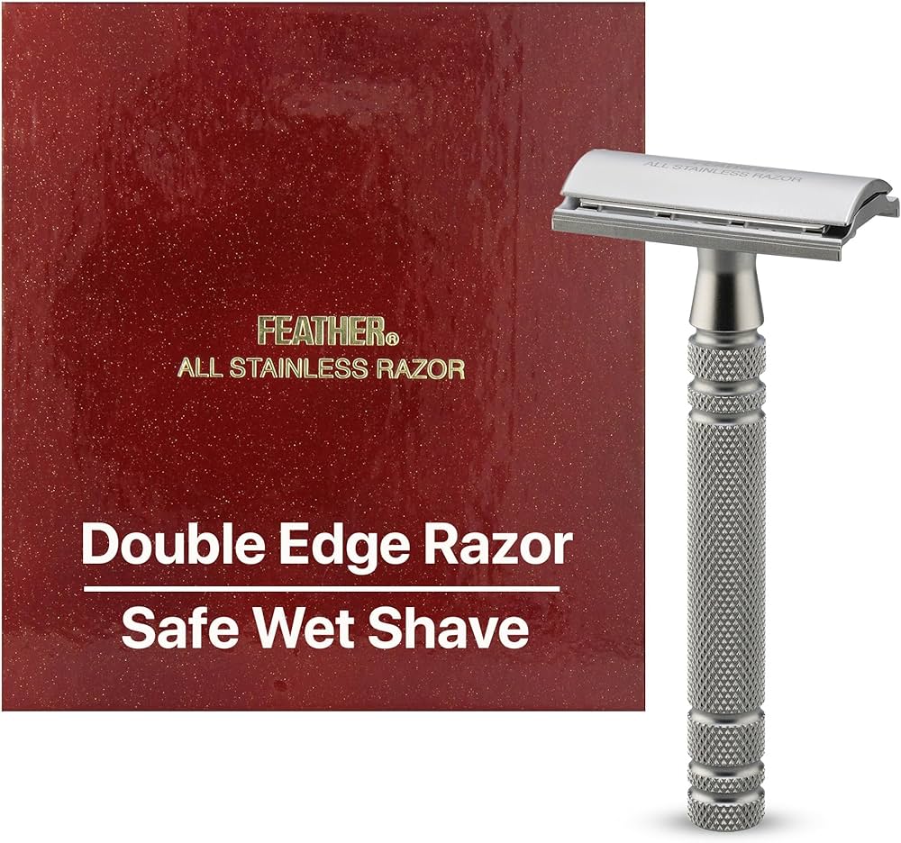 Amazon.com: Feather - All Stainless Steel Double Edge Safety Razor