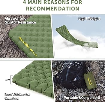 Amazon.com : Naturehike 25oz Ultralight Sleeping Pad, Insulated