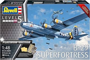レベル1/48 B-29 Amazon.com: Revell 1:48 B29 Superfortress : Arts