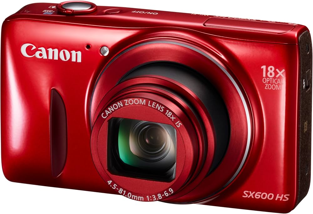 Amazon | Canon デジタルカメラ Power Shot SX600 HS レッド 光学18倍