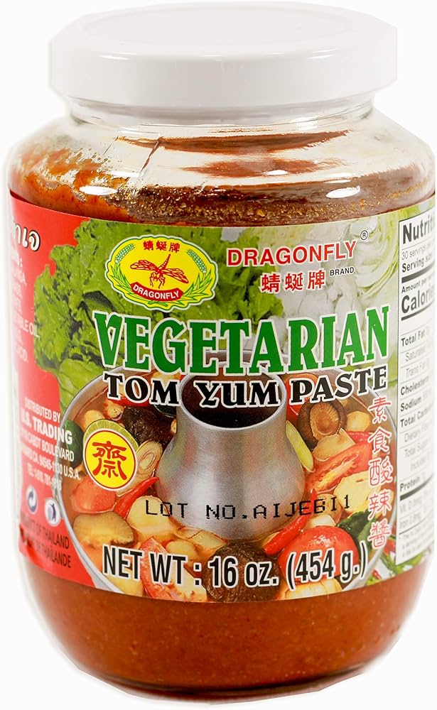 Amazon.com : Dragonfly Vegetarian Tom Yum Paste 16oz : Grocery