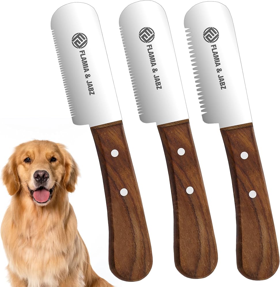Amazon.com: FLAMIA & JABZ Professional Dog Grooming Hand Stripping