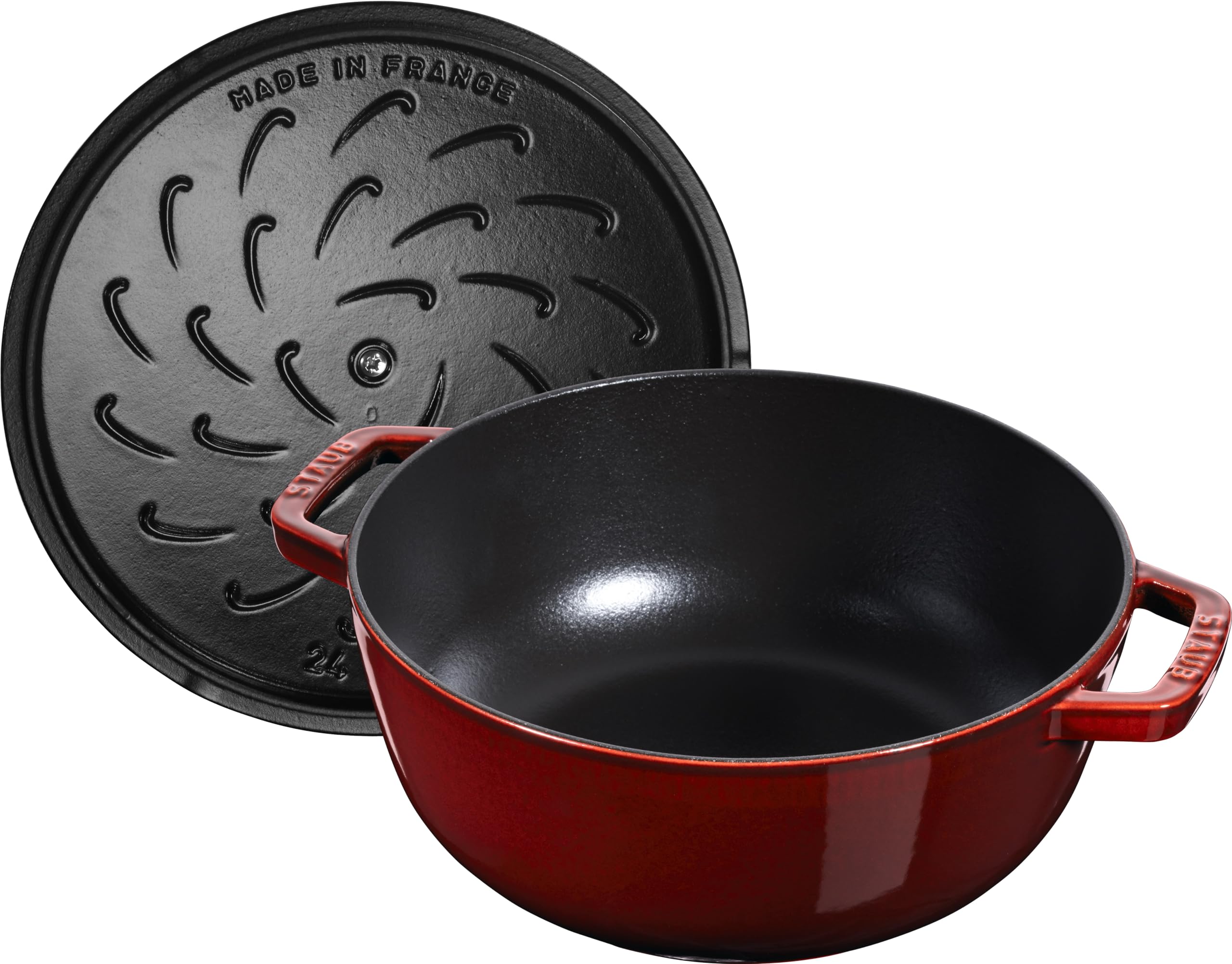 Amazon.co.jp: staub (ストウブ) ダッチオーブン・クッカー グレナデン