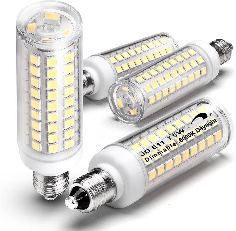 JDE11 Led Bulbs 120V 75W Halogen Candelabra Bulbs Equivalent