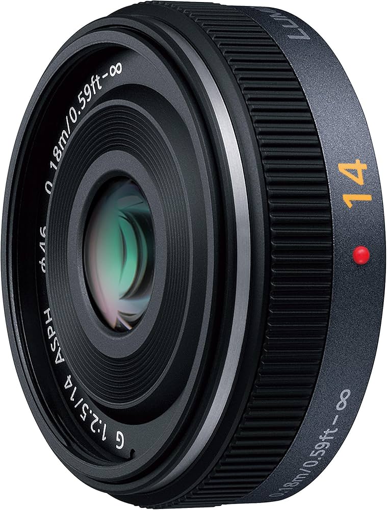 Amazon.com : Panasonic LUMIX G 14mm/F2.5 ASPH. Pancake Lens | H