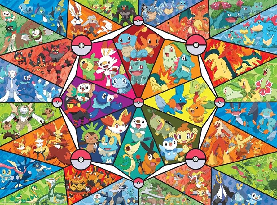 Amazon | Buffalo Games - ポケモン - :ステンドグラススターター