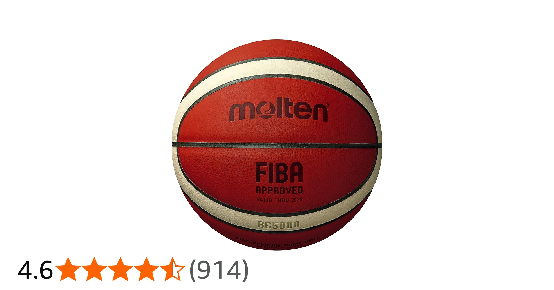 Amazon | モルテン(molten) バスケットボール 天然皮革 貼り 7号球