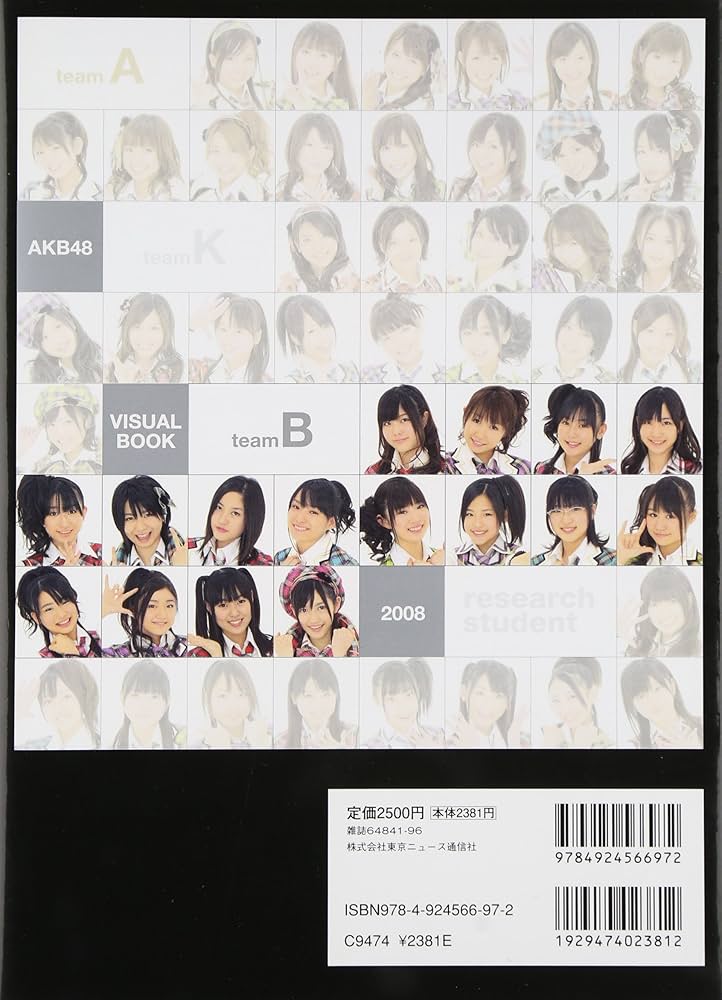 Amazon.co.jp: AKB48 ヴィジュアルブック 2008―featuring team B