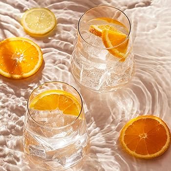 Amazon.com | Krosno Water Juice Drinking Glasses, Set of 6, 12.9