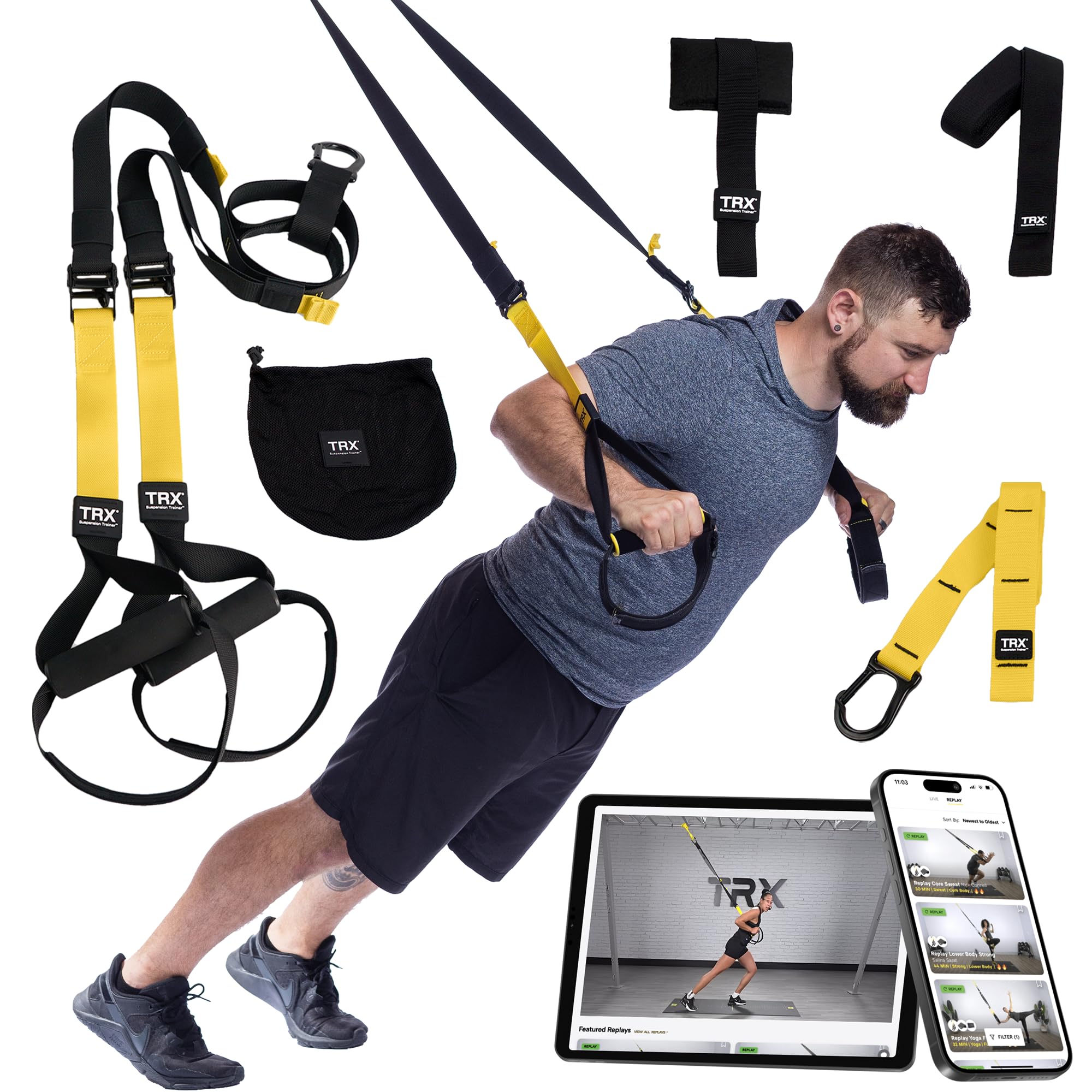 Amazon.co.jp: TRX サスペンショントレーナー ベーシックキット [並行