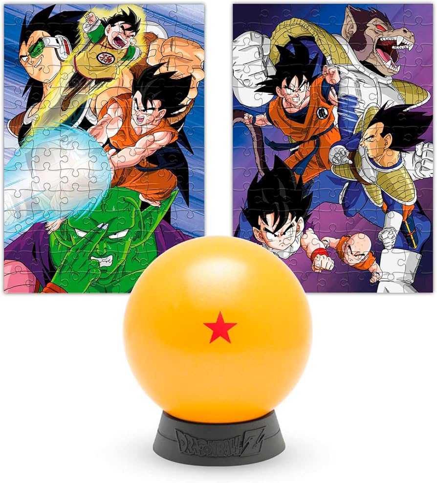 Amazon.com: Dragon Ball Z Collectible Puzzle (1/7) - 2 Goku in 1