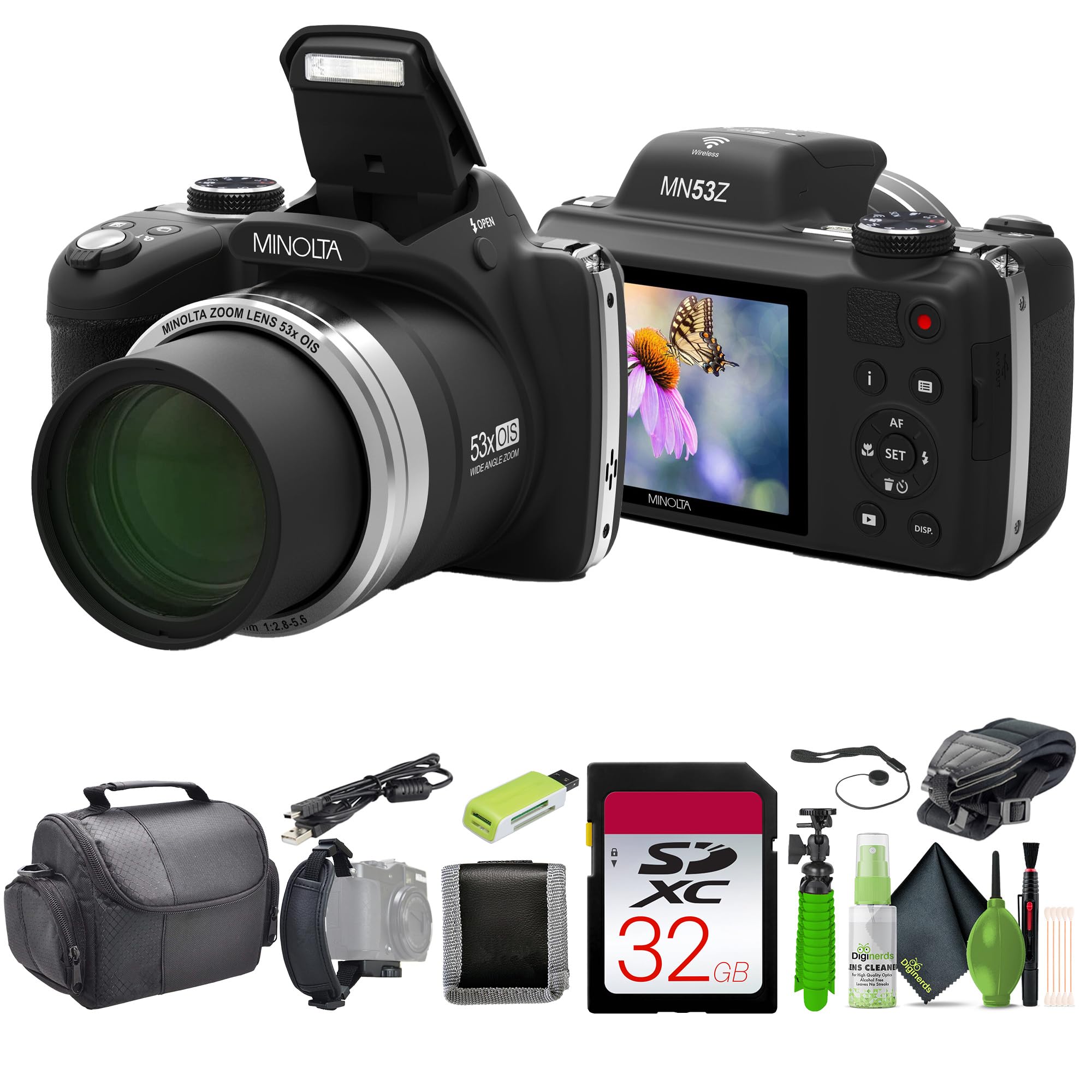 Amazon.com : MINOLTA MN53Z 16 MP / 1080P FHD Bridge Digital Camera