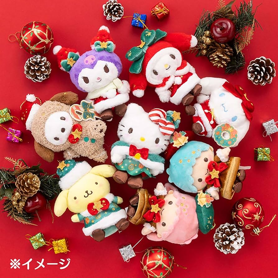 Amazon | サンリオ(SANRIO) マスコットホルダー（クリスマス） ハロー