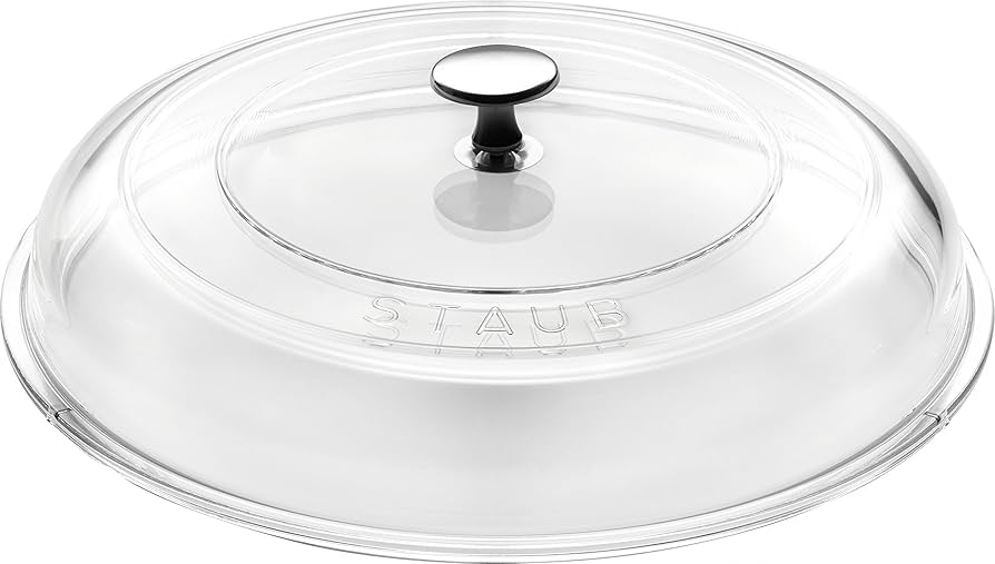 Amazon.co.jp: staub ストウブ 「 ドーム ガラス蓋 24cm 」 フライパン