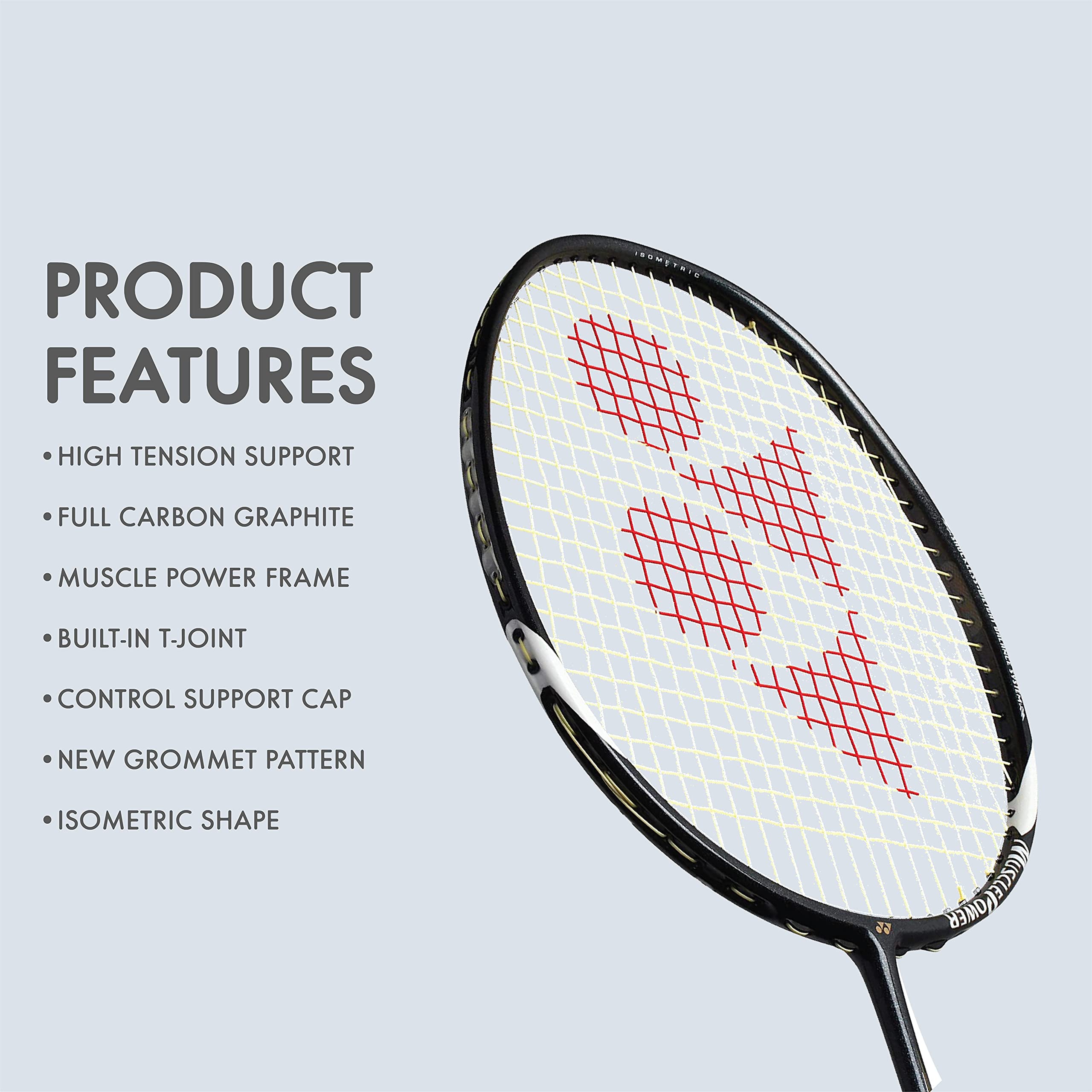 Amazon.com: YONEX Muscle Power 29 Carbon Graphite Strung Badminton