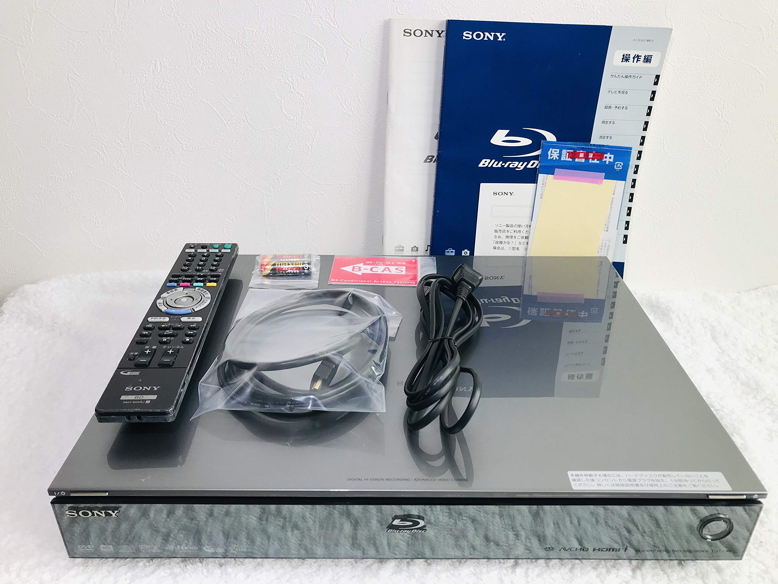 Amazon | SONY 500GB 2チューナー ブルーレイレコーダー BDZ-L95