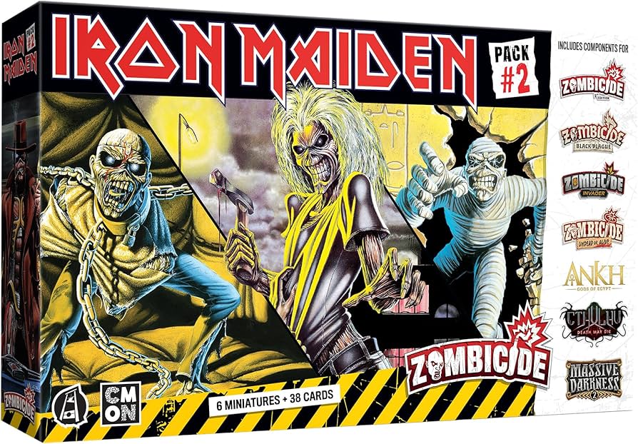 Amazon.com: Zombicide Iron Maiden Character Pack #2 - Eddie