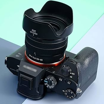 Amazon | JJC 可逆式 レンズフード + アダプター リング ソニー Sony