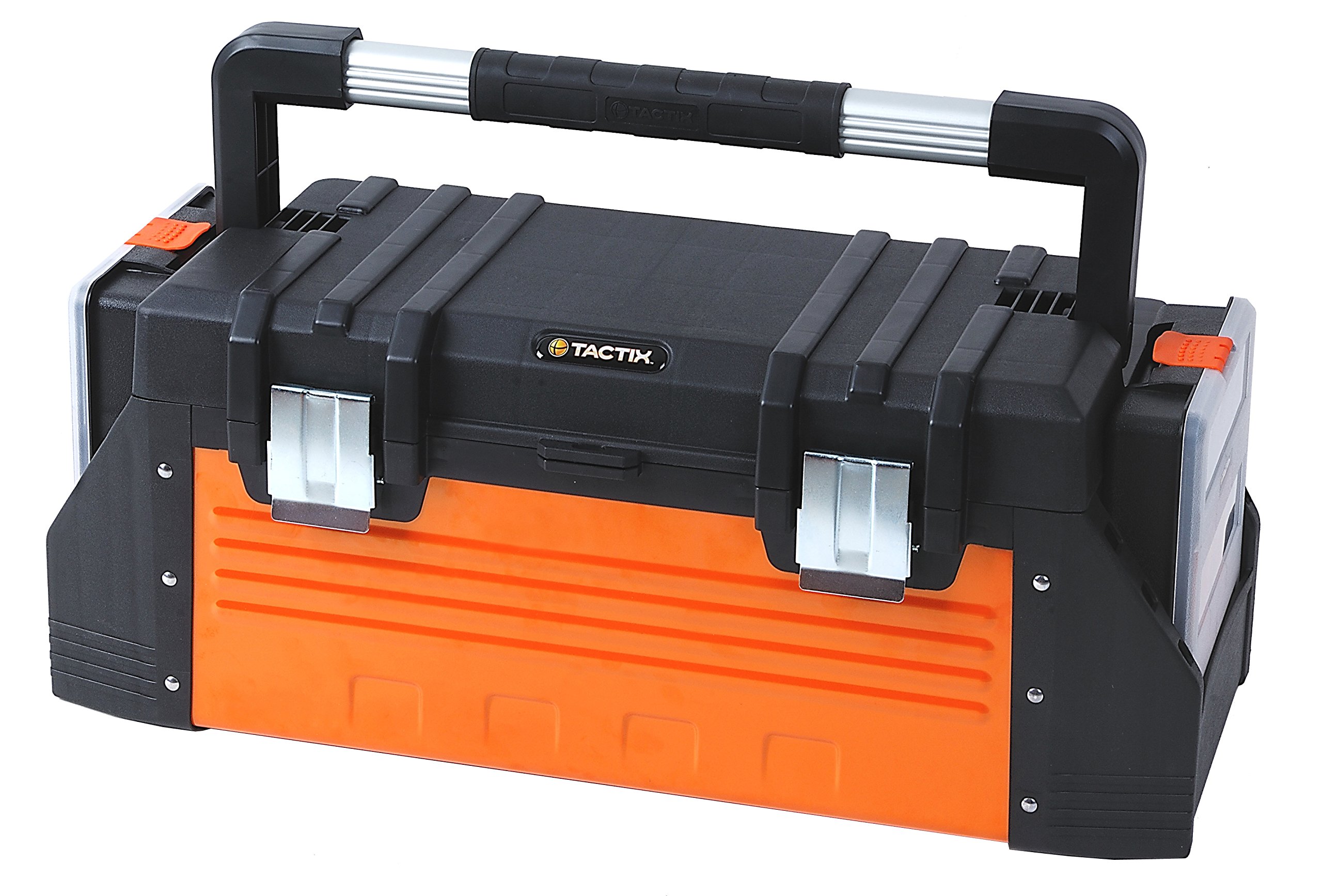 Amazon.co.jp: Tactix 320324 プラスチックと金属製のツールボックス