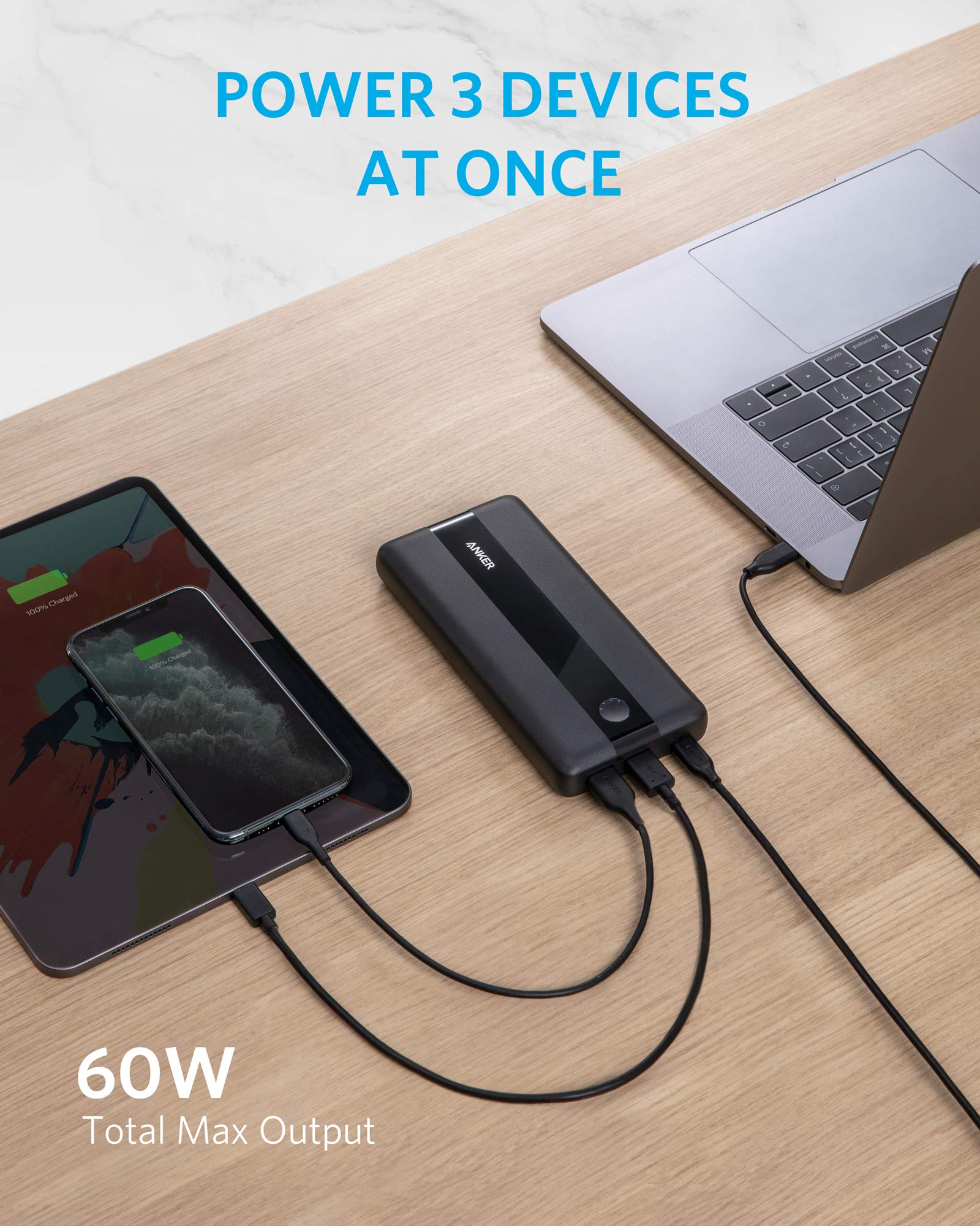 Anker PowerCore III Elite 19200 60W Powerbank mit 65W PD Netzteil