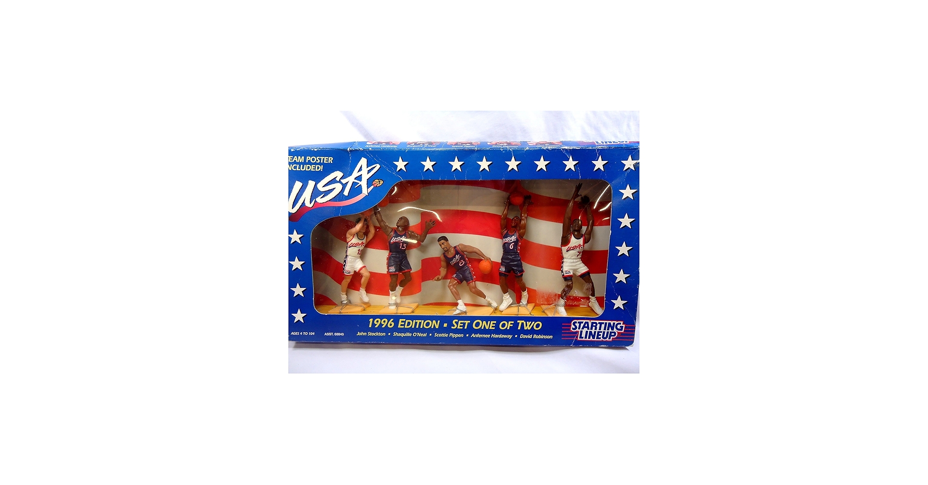 Amazon.com: 1996 USA Dream Team NBA Starting Lineup Edition Set