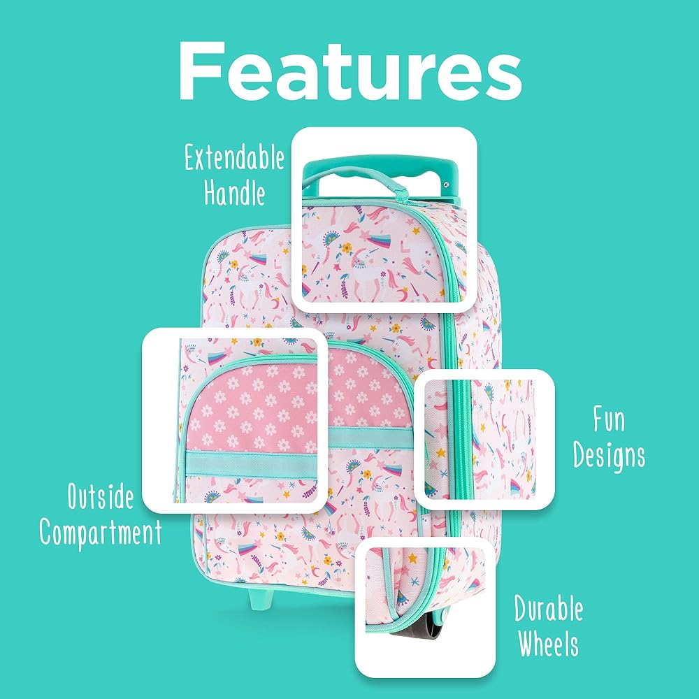 Amazon.com | Stephen Joseph Kids' Luggage, Unicorn, One Size