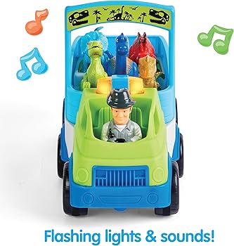 Amazon.com: Kidoozie Dino Adventure Hauler - Dinosaur & Vehicle