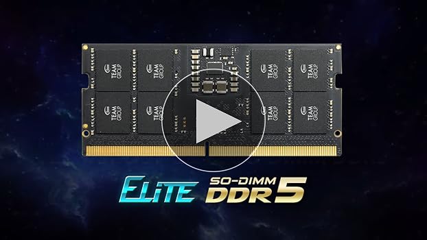 TEAMGROUP Elite SODIMM DDR5 16GB (2x8GB) 4800MHz (PC5-38400) CL40