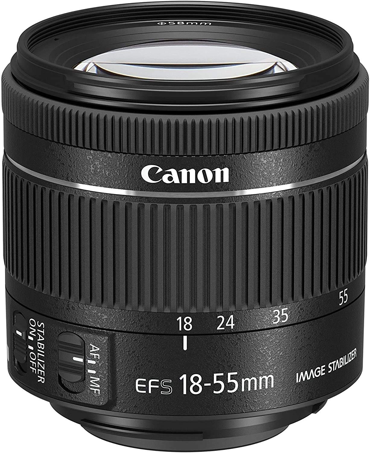Canon EF-S 18-55 mm f/4-5.6 IS STM Lens for Camera - Black: Amazon