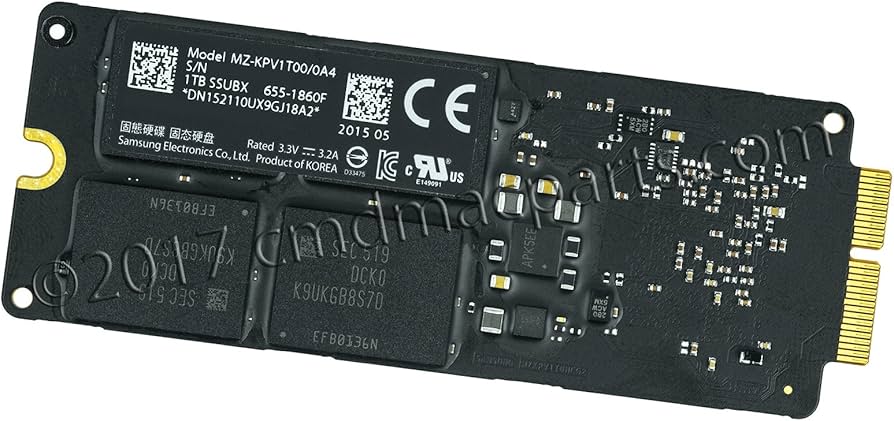 Apple Mac Pro 純正SSD MZ-KPV1T0S/0A4 1TB Apple Mac Pro 純正SSD MZ